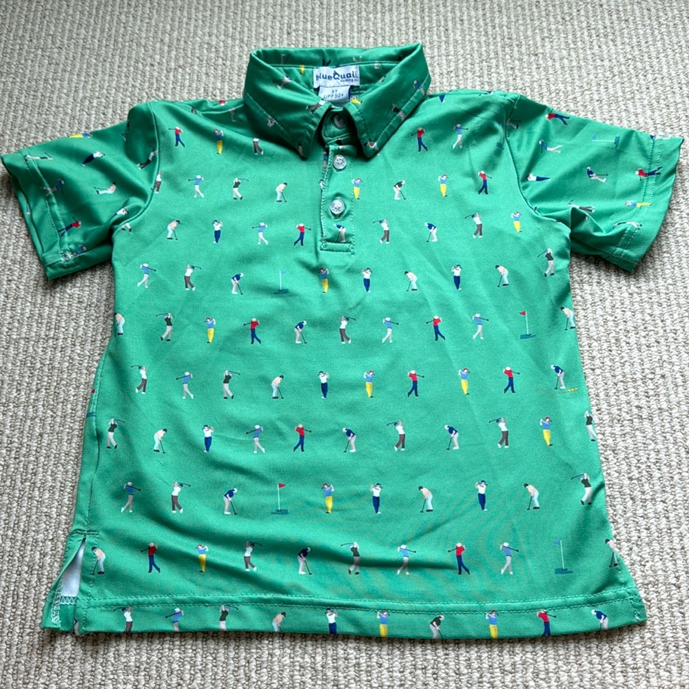Blue Quail, golf polo, size 3T